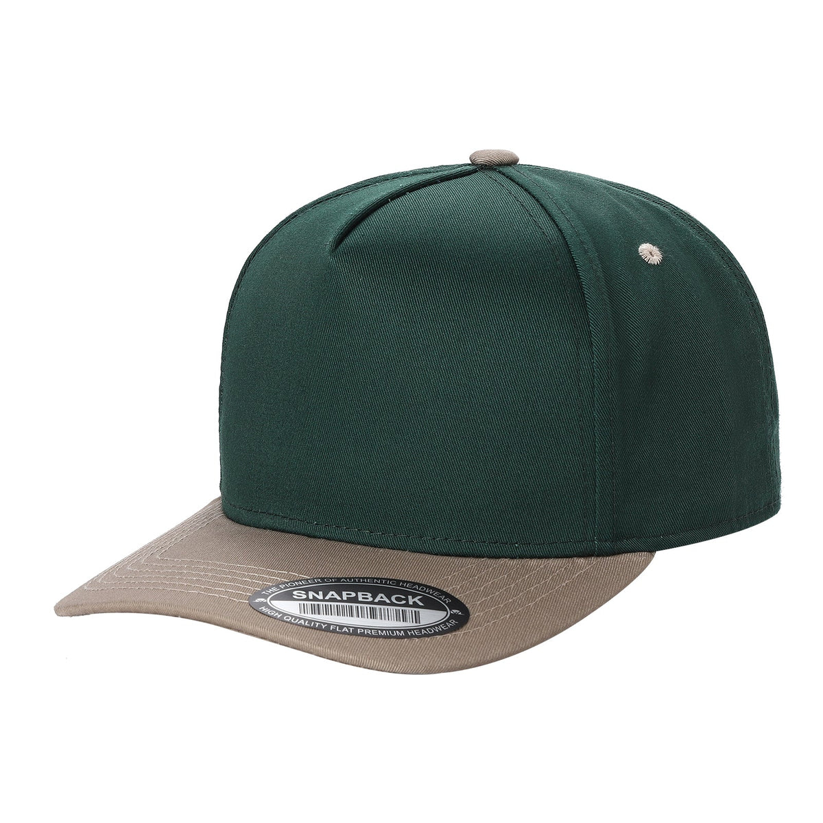 5Panel Solid with Under Bill colored tcoa