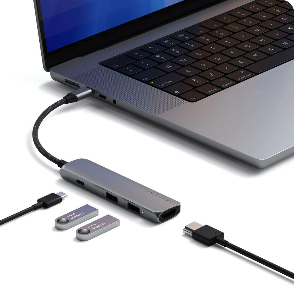 4-in-1 USB-C Slim Multiport Adapter 4K